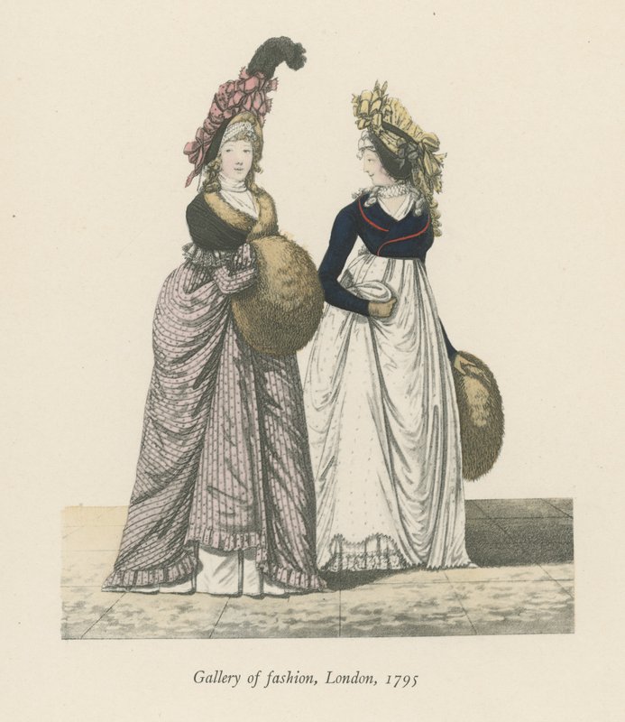 Galeria Mody, Londyn, 1795 autorstwa English School
