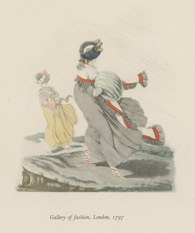 Galeria Mody, Londyn, 1797 autorstwa English School