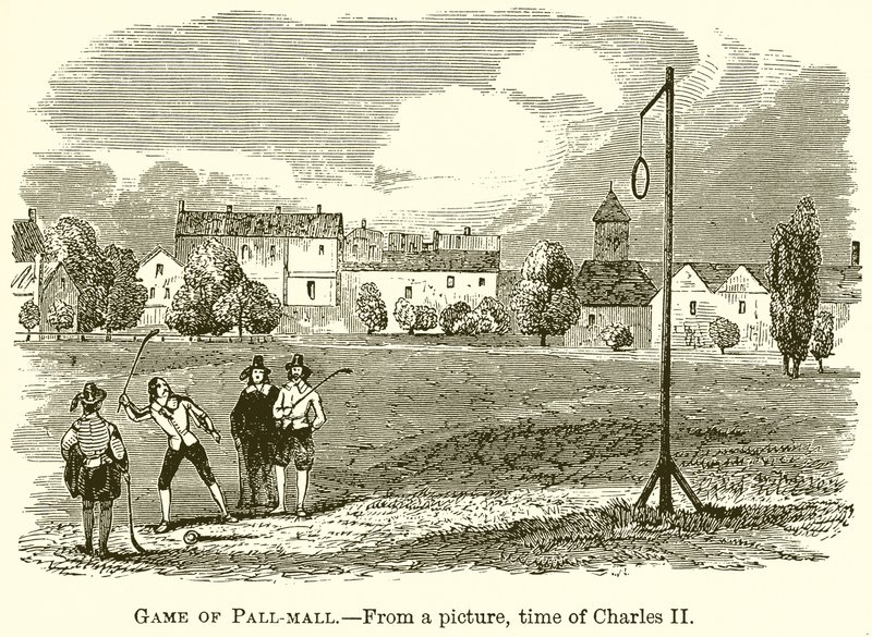 Gra w Pall-Mall autorstwa English School