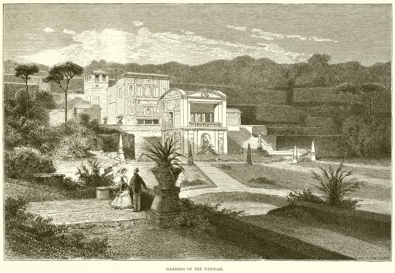 Ogrody Watykanu autorstwa English School