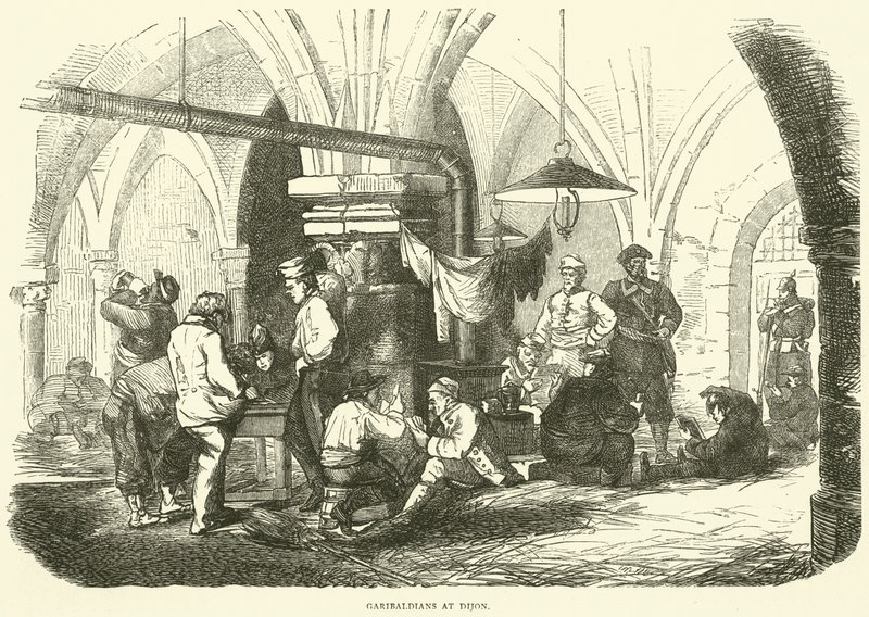 Garibaldians w Dijon, październik 1870 autorstwa English School