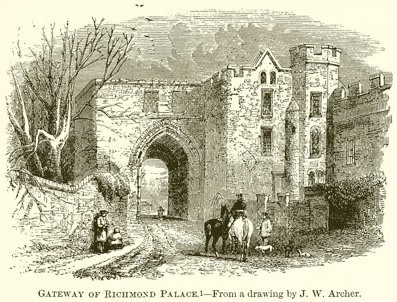 Brama Pałacu Richmond autorstwa English School