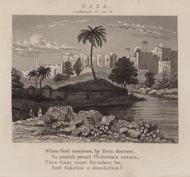 Gaza, Sofoniasz II, wer. 4 (rycina) autorstwa English School