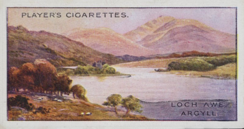 Klejnoty brytyjskiej scenerii: Loch Awe, Argyll (kolorowa litografia) autorstwa English School
