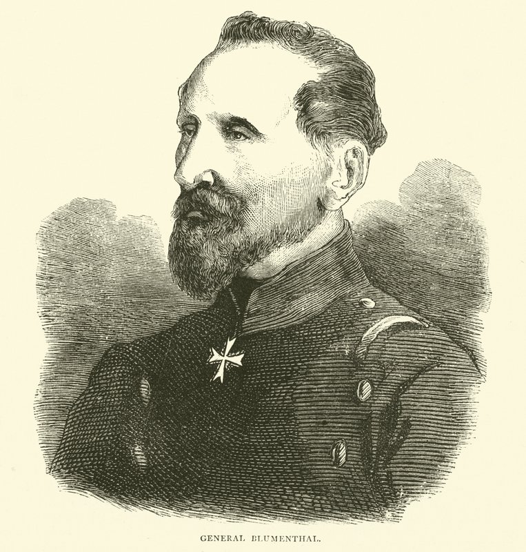 Generał Blumenthal, listopad 1870 autorstwa English School
