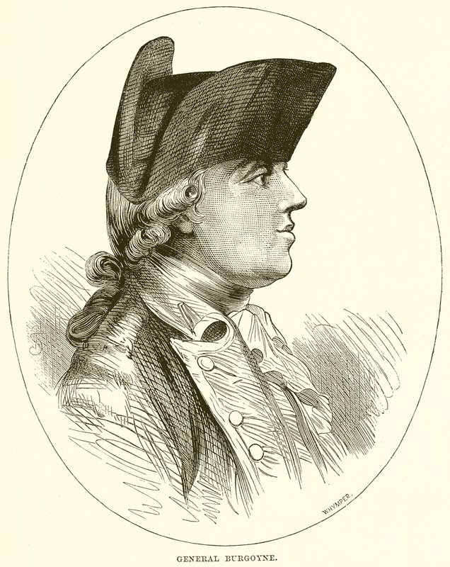 Generał Burgoyne autorstwa English School