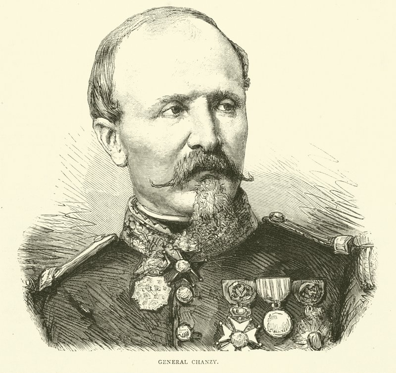 Generał Chanzy, listopad 1870 autorstwa English School