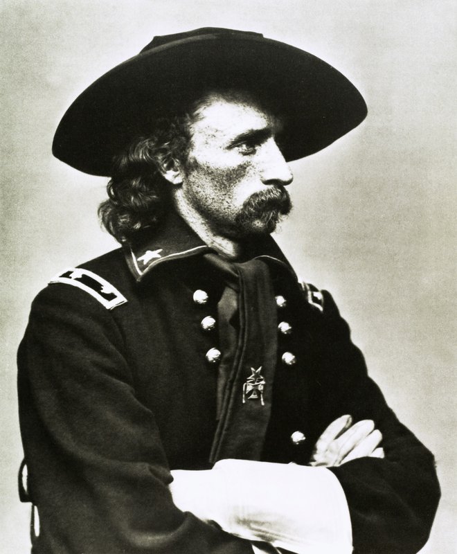 Generał Custer autorstwa English School