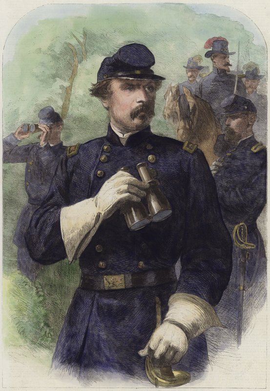 Generał George B. McClellan autorstwa English School