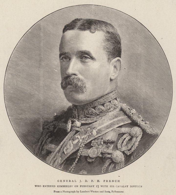 Generał J D P H French (grawerunek) autorstwa English School