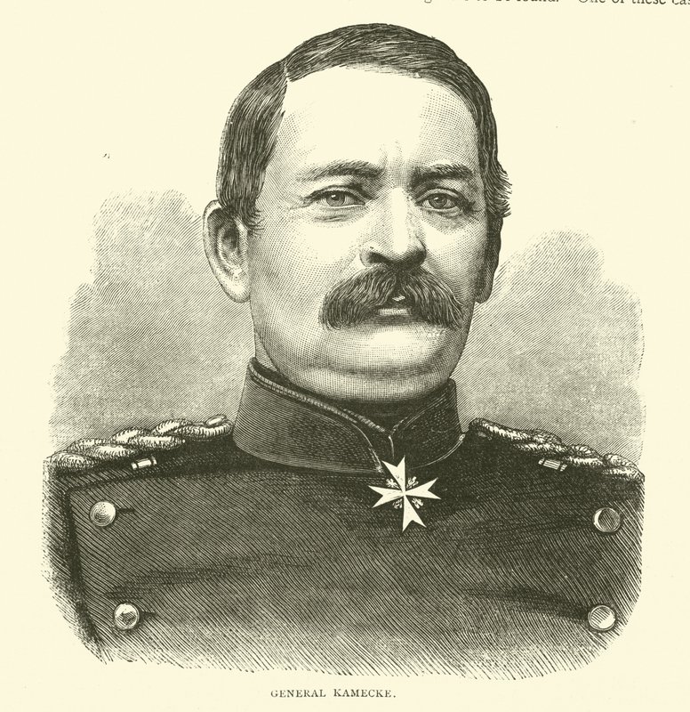 Generał Kamecke, październik 1870 autorstwa English School