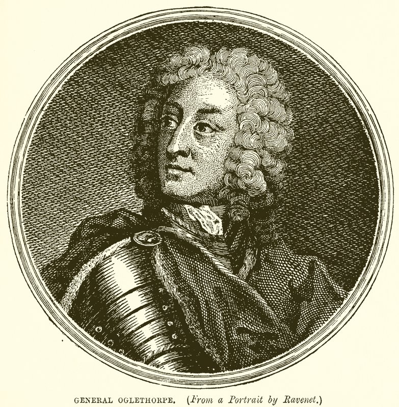 Generał Oglethorpe autorstwa English School