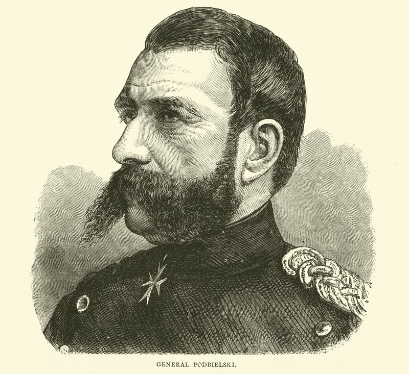 Generał Podbielski, listopad 1870 autorstwa English School