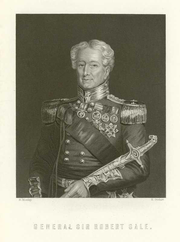 Generał Sir Robert Sale autorstwa English School