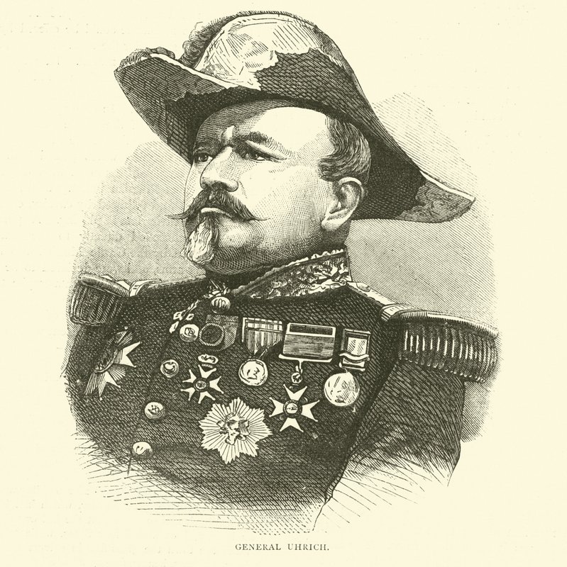Generał Uhrich, wrzesień 1870 autorstwa English School
