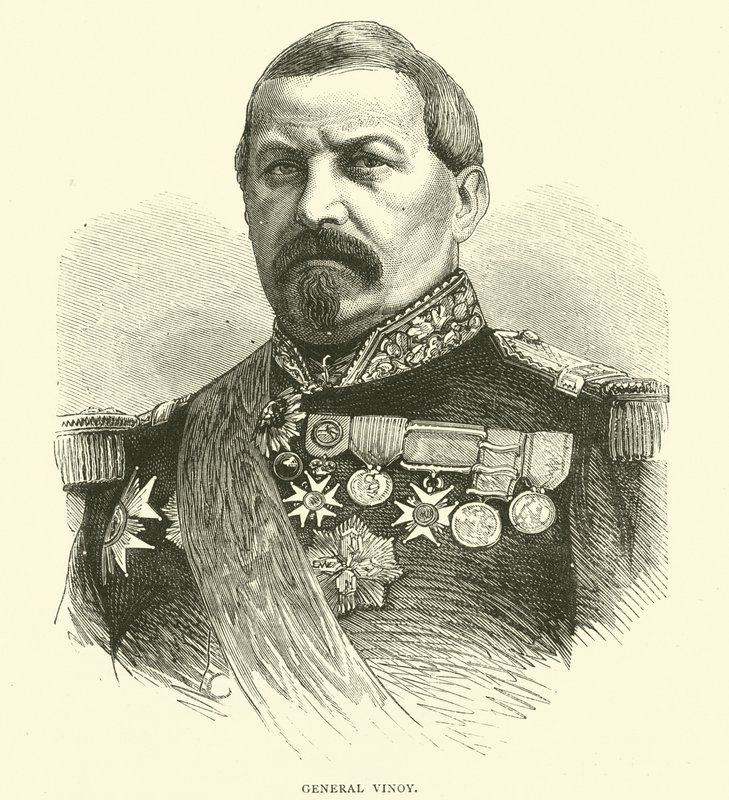 Generał Vinoy, październik 1870 autorstwa English School