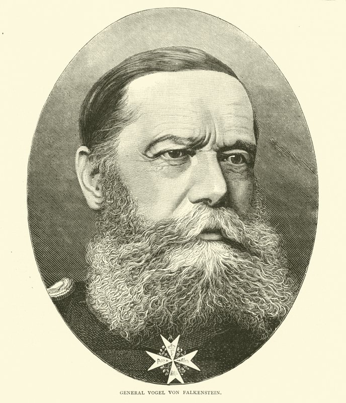Generał Vogel von Falkenstein, wrzesień 1870 autorstwa English School