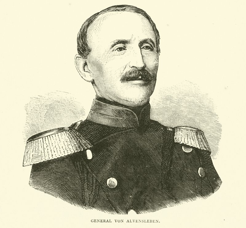 Generał von Alvensleben, listopad 1870 autorstwa English School
