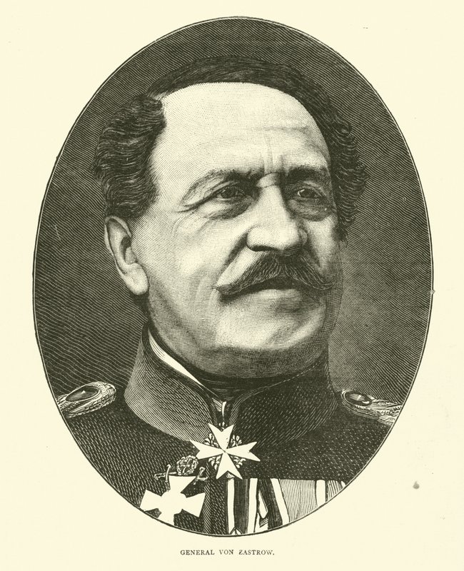 Generał von Zastrow, wrzesień 1870 autorstwa English School