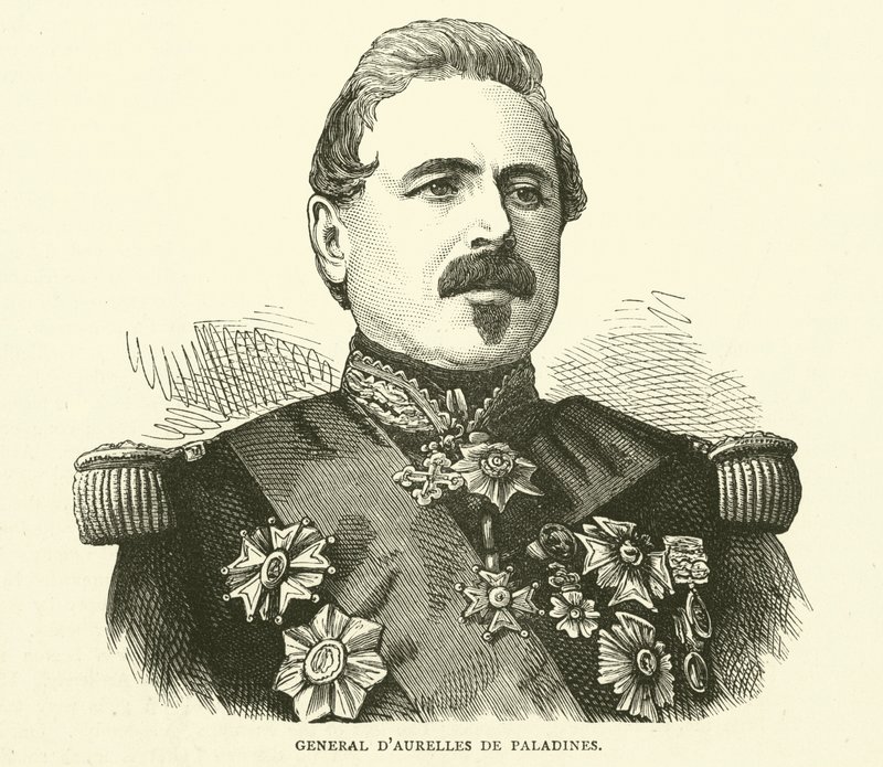 Generał dAurelles de Paladines, grudzień 1870 autorstwa English School