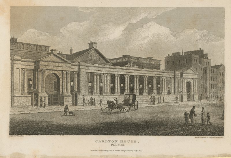Widok ogólny Carlton House autorstwa English School
