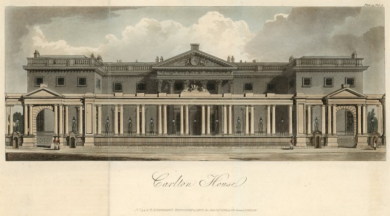 Widok ogólny Carlton House autorstwa English School