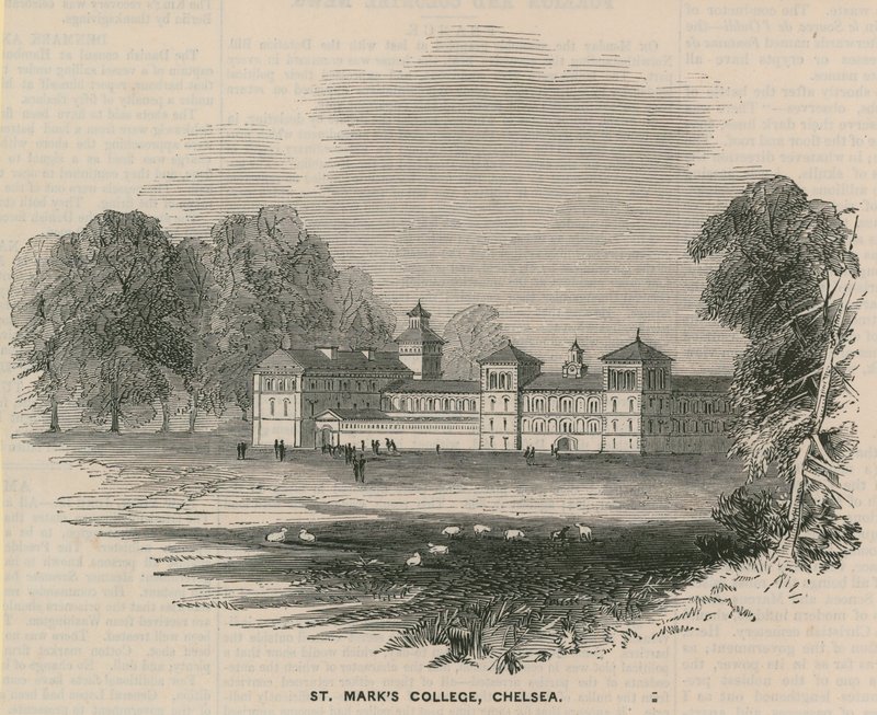 Ogólny widok Kolegium św. Marka autorstwa English School