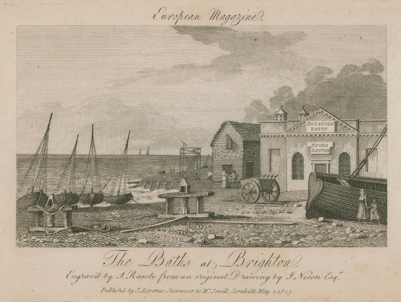 Ogólny widok Łazienek w Brighton autorstwa English School