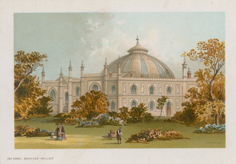 Widok ogólny Brighton Dome autorstwa English School