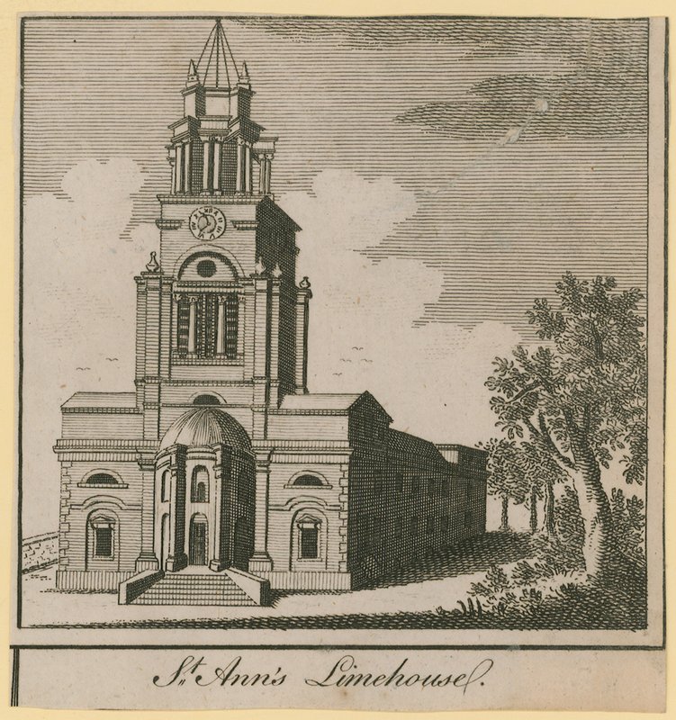 Widok ogólny kościoła św. Anny autorstwa English School