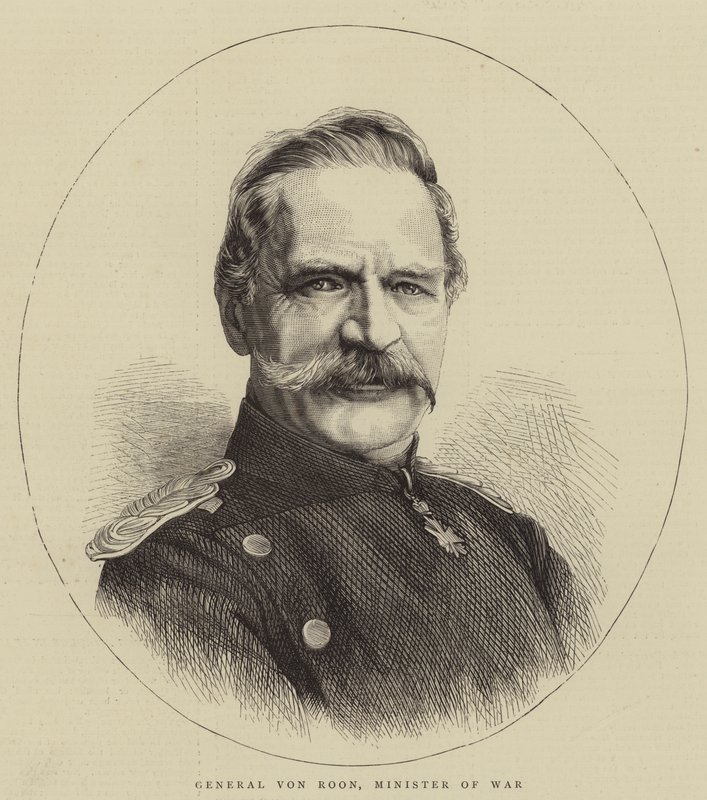 Generał von Roon, minister wojny (rycina) autorstwa English School