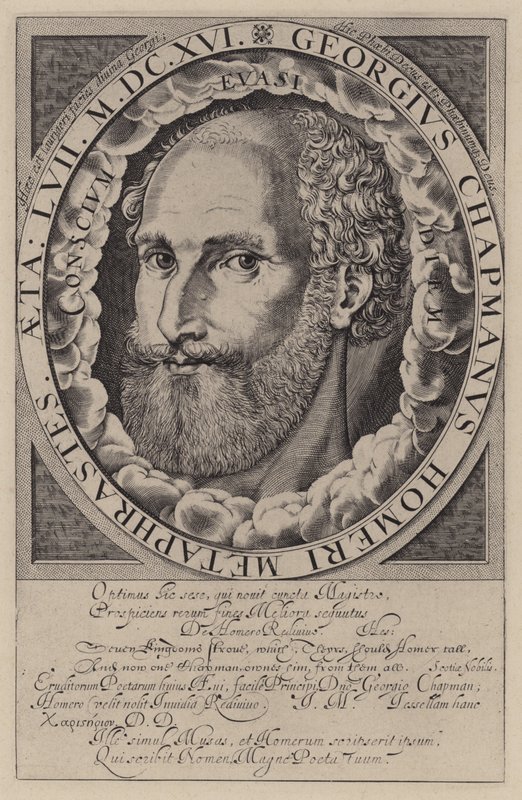 George Chapman, angielski dramaturg, tłumacz i poeta autorstwa English School