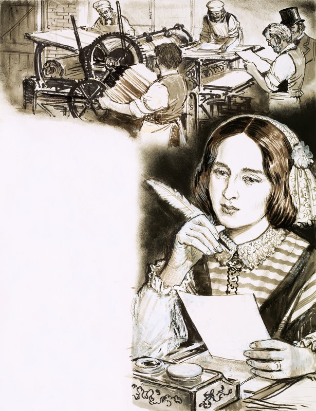 George Eliot autorstwa English School