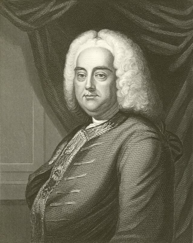 George F Haendel autorstwa English School