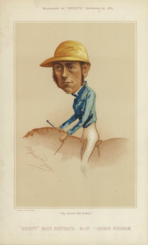 George Fordham, dżokej (kolor lito) autorstwa English School