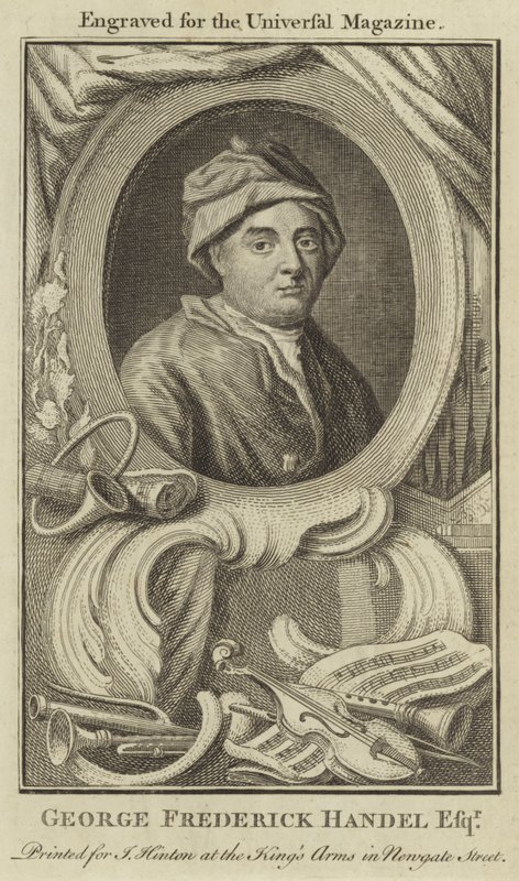 George Frederick Handel Esquire autorstwa English School