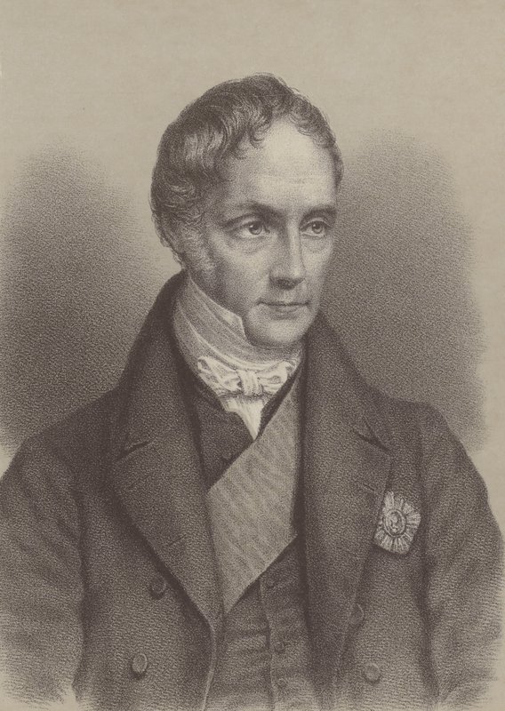 George Hamilton Gordon, 4. hrabia Aberdeen, premier Wielkiej Brytanii 1852-1855 (lito) autorstwa English School