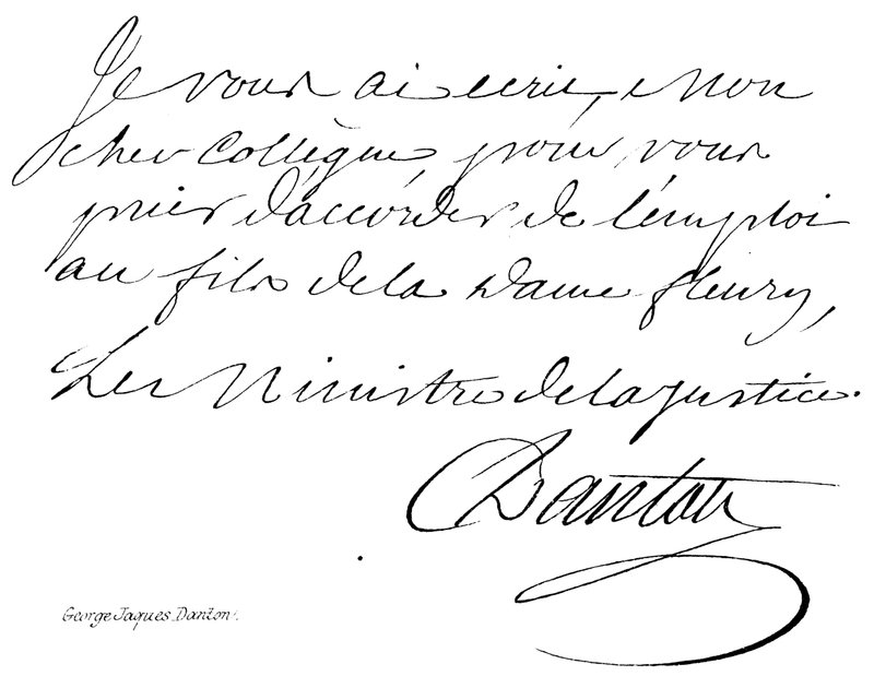 George Jacques Danton autorstwa English School