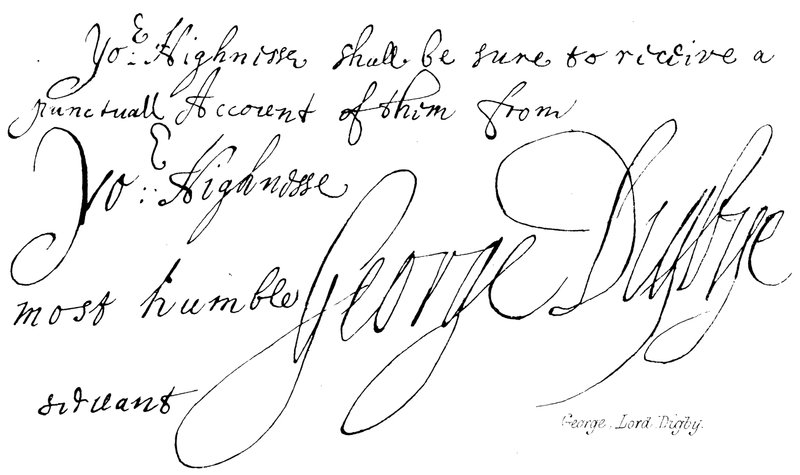 George, Lord Digby autorstwa English School