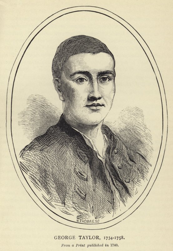 George Taylor, 1734-1758, Z druku opublikowanego w 1740 r. autorstwa English School