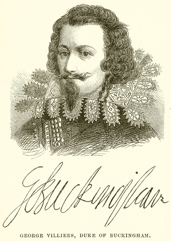 George Villiers, książę Buckingham autorstwa English School