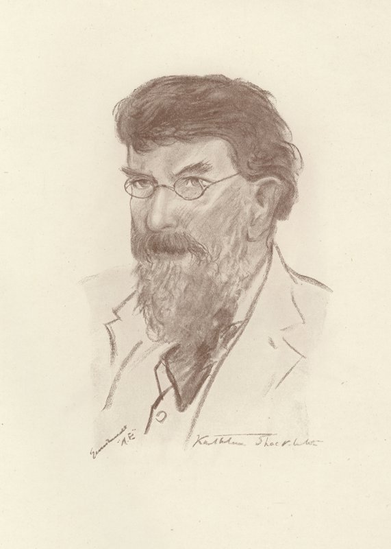 George William Russell, irlandzki pisarz i malarz nacjonalistyczny autorstwa English School