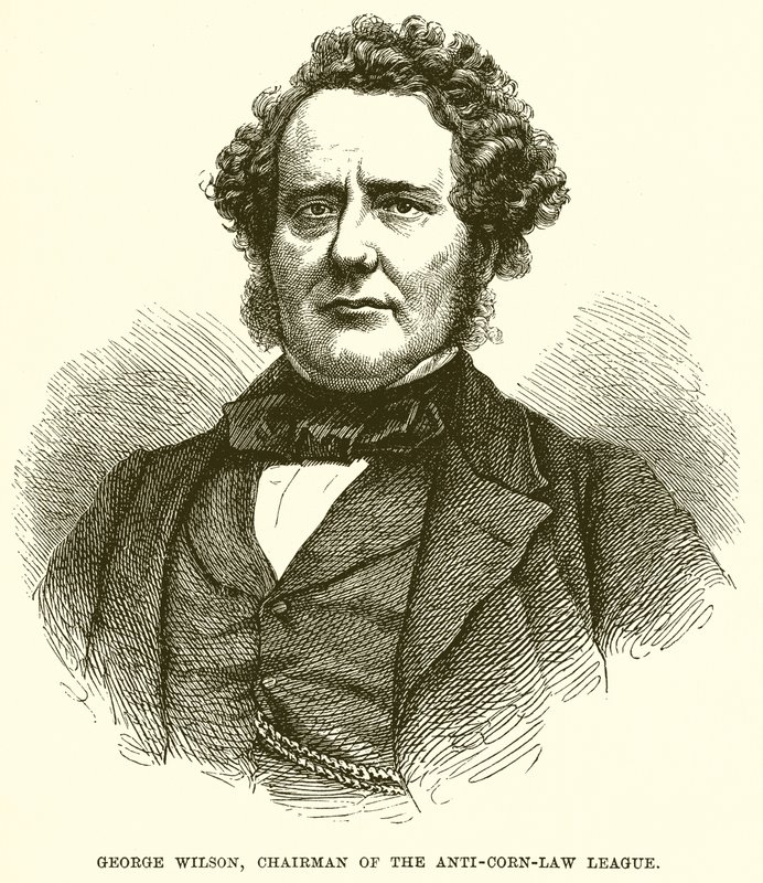George Wilson, przewodniczący Ligi Anty-Zbożowo-Prawnej autorstwa English School