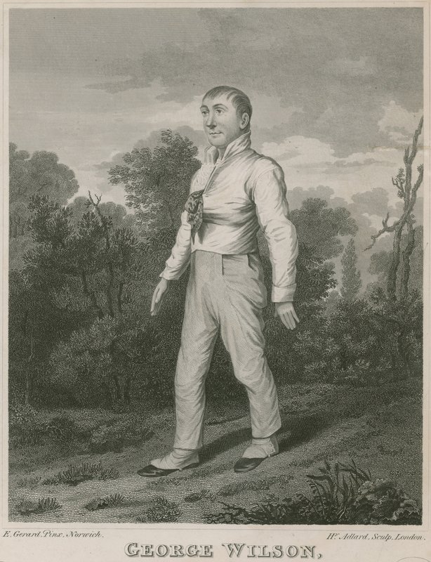 George Wilson, słynny pieszy Blackheath autorstwa English School