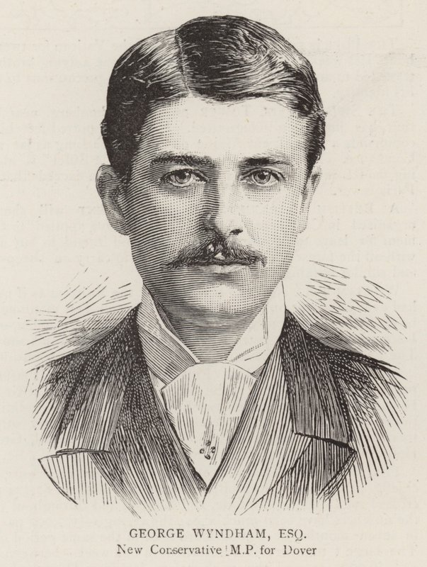 George Wyndham, dziedzic (grawerowanie) autorstwa English School