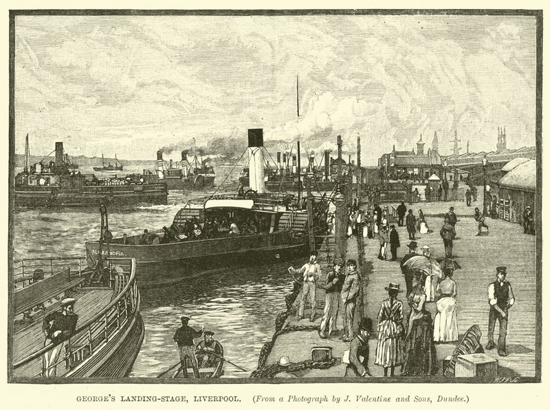 Georges Landing-Stage, Liverpool autorstwa English School