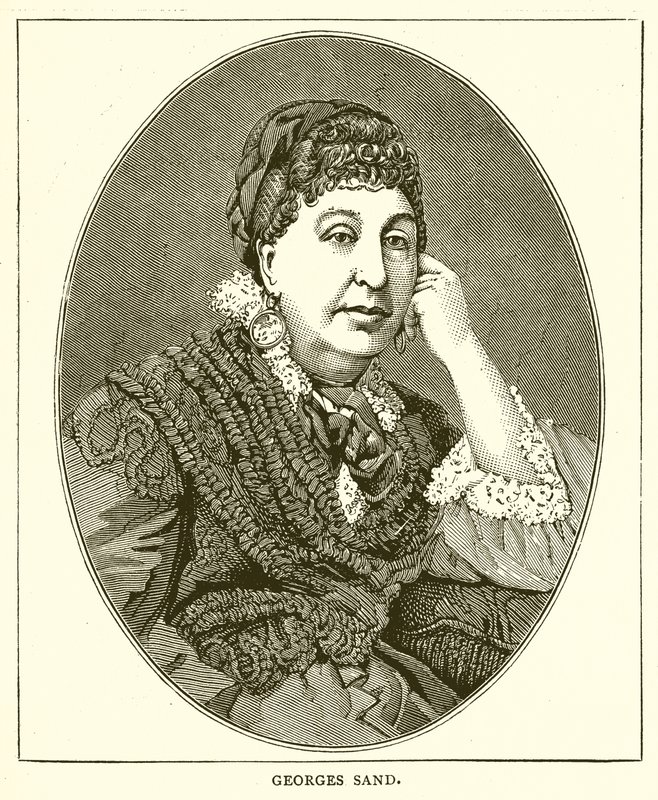 Georges Sand autorstwa English School