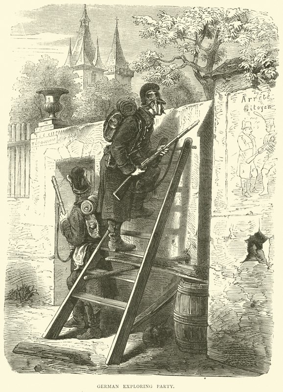 Niemiecka partia odkrywcza, październik 1870 autorstwa English School
