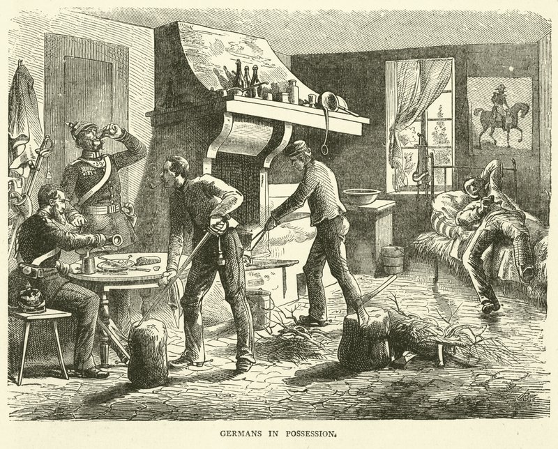 Niemcy w posiadaniu, wrzesień 1870 autorstwa English School