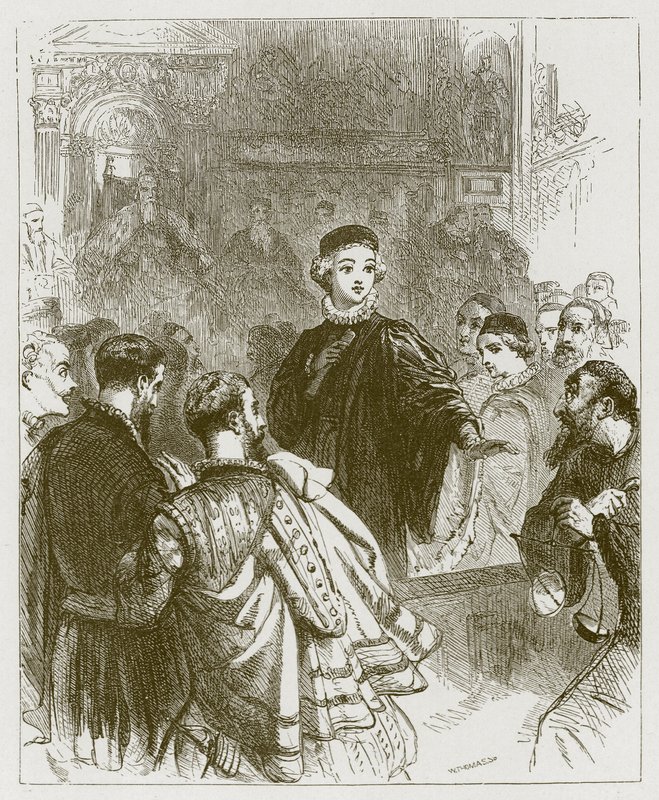 Gernutus Żyd z Wenecji autorstwa English School
